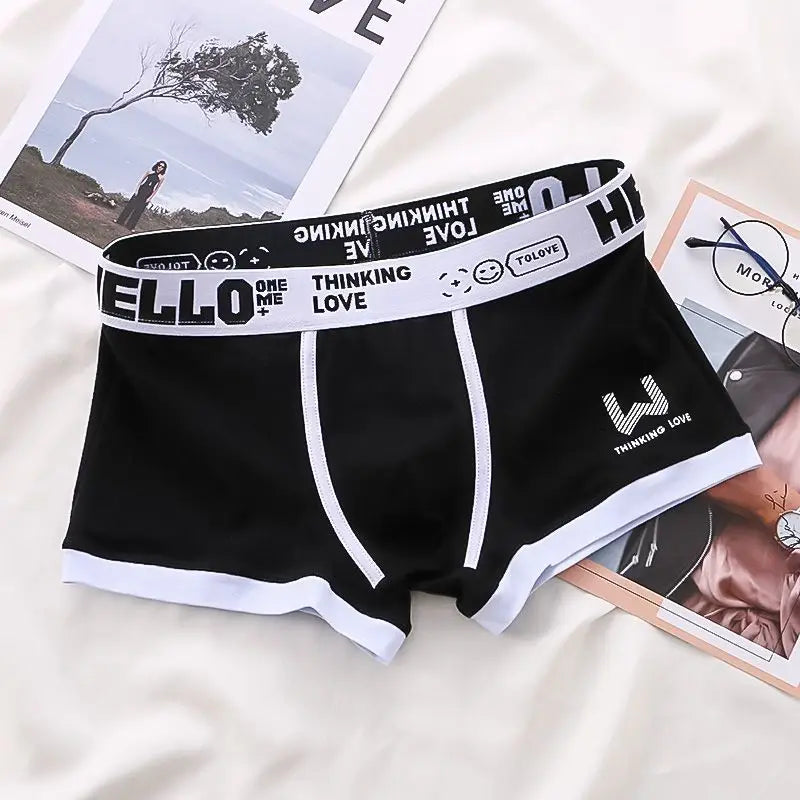 Men Cotton Boxer Shorts Man Underwear Mens Boxers Breathable U Convex Male Underpants Sexy Plus Size