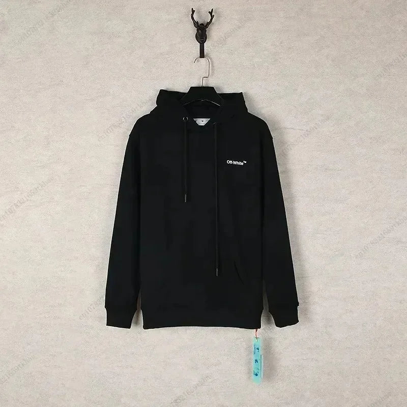 casual men and women loose long-sleeved sweater sports hooded sweater