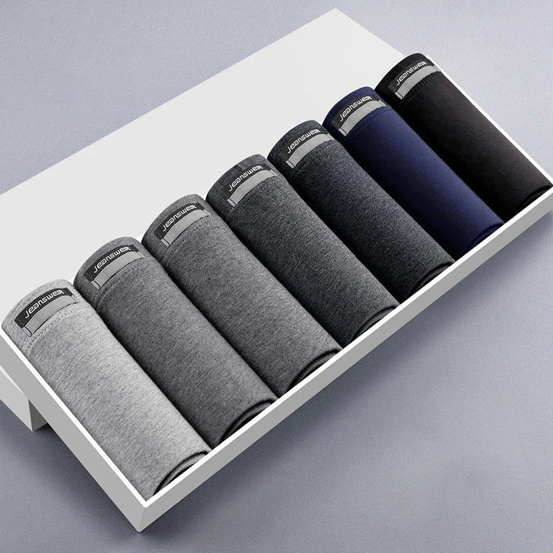 2/3/4/7 PCS Boxer Men's Panties Underpants Pure Cotton Male Comfortable Breathable Man Boxershorts Sexy Underwear For Men L-5XL