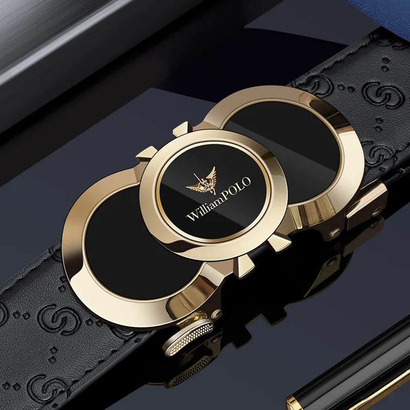 Fashionable high-end belt, automatic buckle, Casual and personalized belt