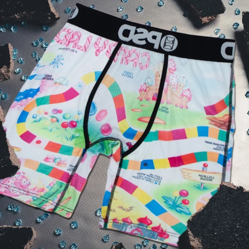 Sexy Men Boxer Underwear Breathable Mens Boxershorts Men's Underpants Plus Size Fashion Printed Man Boxers Briefs Trunks