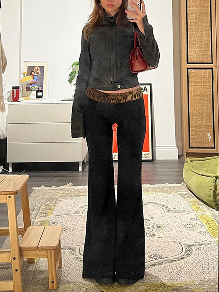 Women s High Waisted Wide Leg Palazzo Pants with Floral Print and Elastic Waistband for Comfortable Fit and Stylish Look