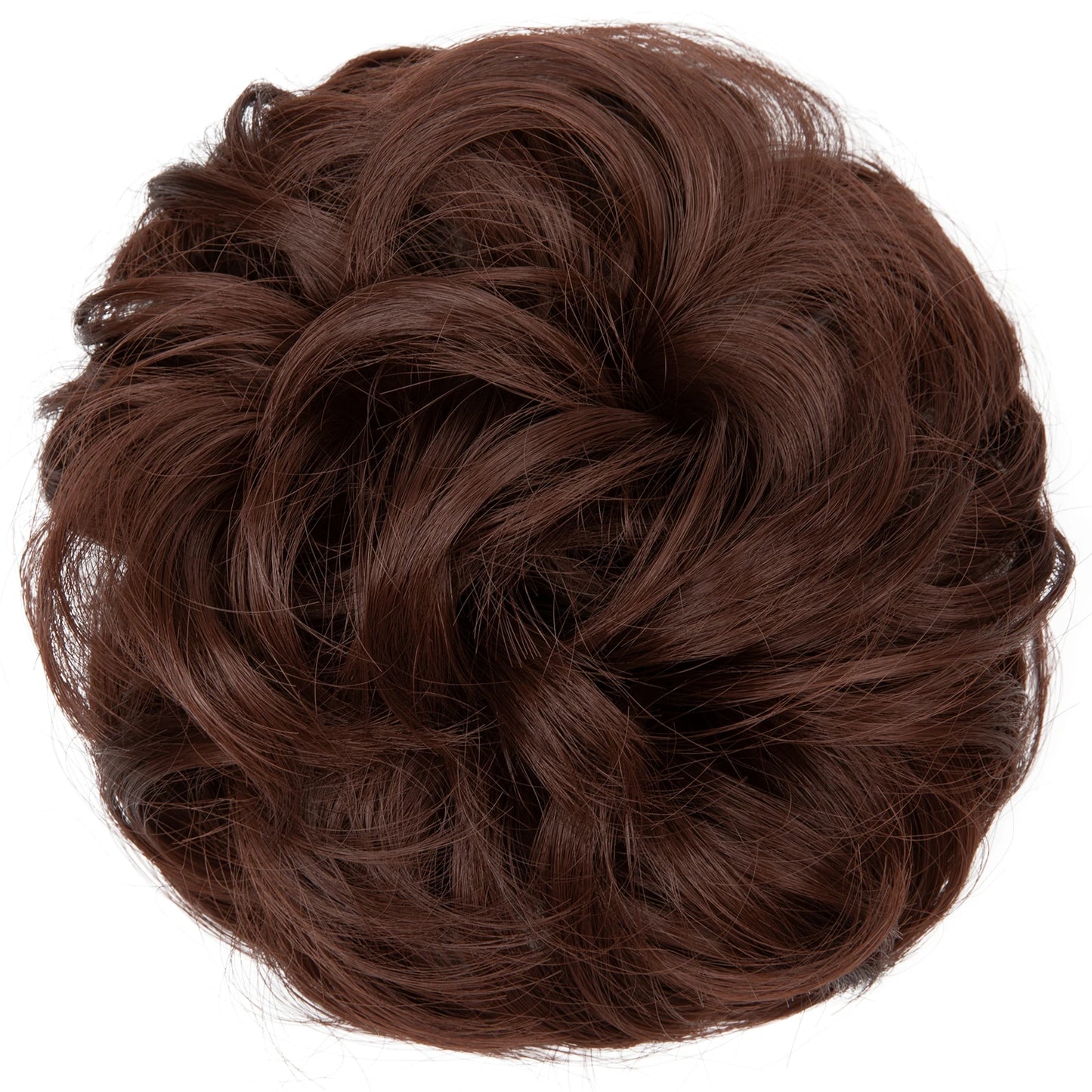 Synthetic Messy hair piece Daily Use Chignon Scrunchies Fake Elastic Hairpiece Blonde Brown Donut Bun For Women