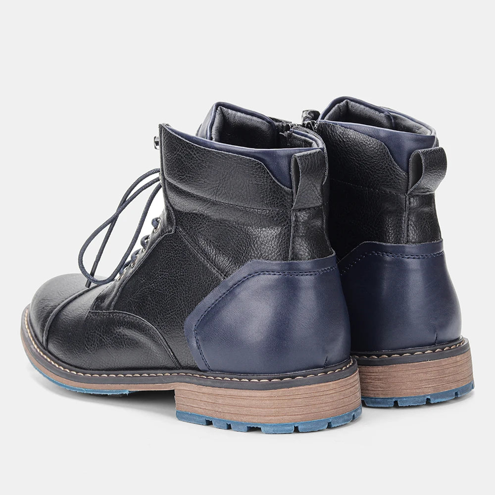 Retro Men Ankle Boots Outdoor Casual Fashion Men Boots