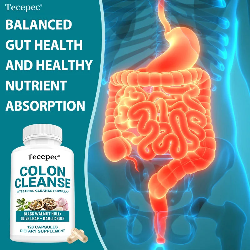 Colon Cleansing Capsules - Cleansing, Detoxification, Balance Digestion and Intestinal Health