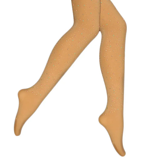 Tights Pantyhose Rhinestone Socks  Thermal Training Pants Stockings Gymnastics