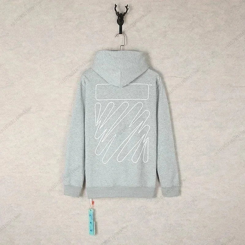 casual men and women loose long-sleeved sweater sports hooded sweater