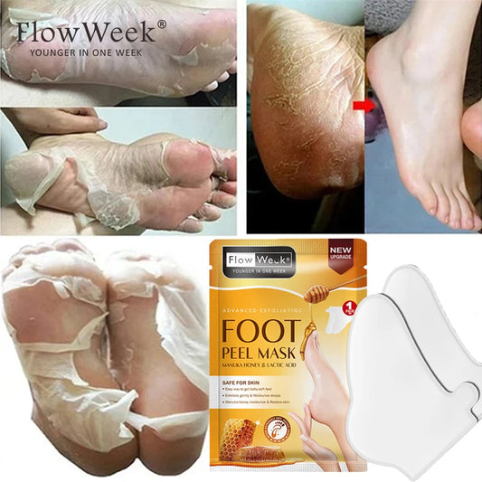 Peeling Foot Mask Repairs Heels & Removes Dry Dead Skin Feet Exfoliating