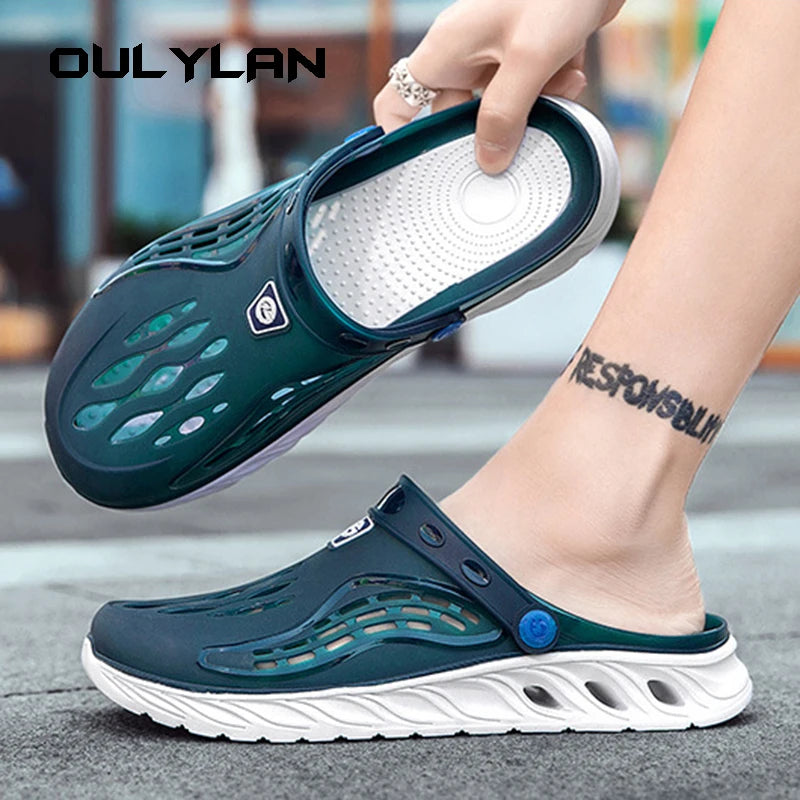 Beach Sandals Thick Sole Slipper Waterproof Anti-Slip Sandals Flip Flops