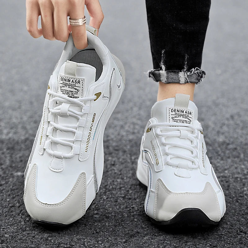 Men's breathable, ultra light, fashionable and casual sports shoes with soft soles, comfortable shock absorption and anti slip