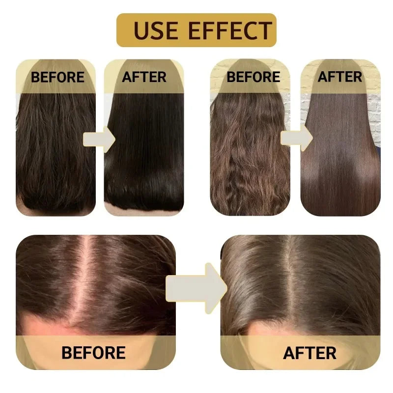 Keratin Hair Mask Deep Nourish Smooths Repair Damaged Hair Treatment Argan Oil Collagen Essence for All Hair Types
