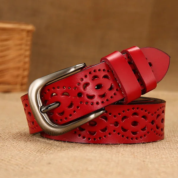 Women Belts Needle buckle belt 5 colors Cutout fashion Belts For Women