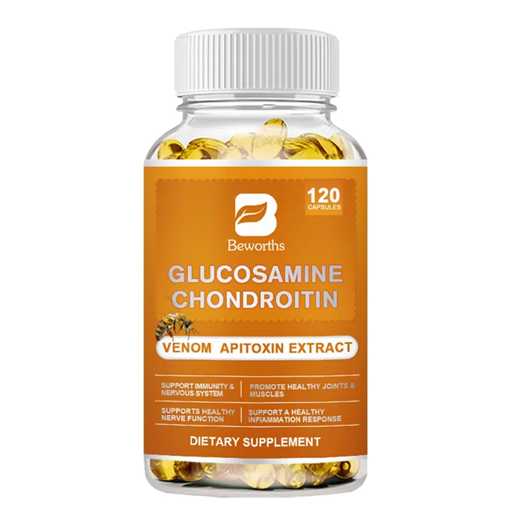 Dietary Supplement – Glucosamine & Chondroitin with Bee Venom – 120 Capsules