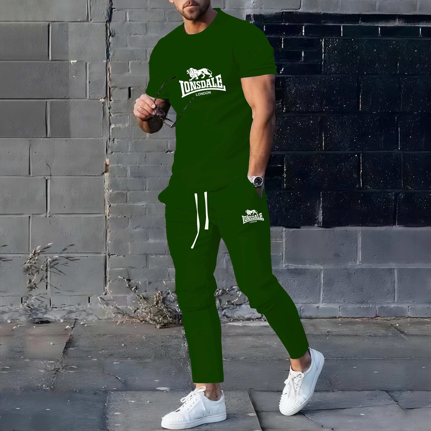 Summer hot selling men's suits sportswear men's fashion clothing  T-shirts pants two-piece sets casual wear streetwear