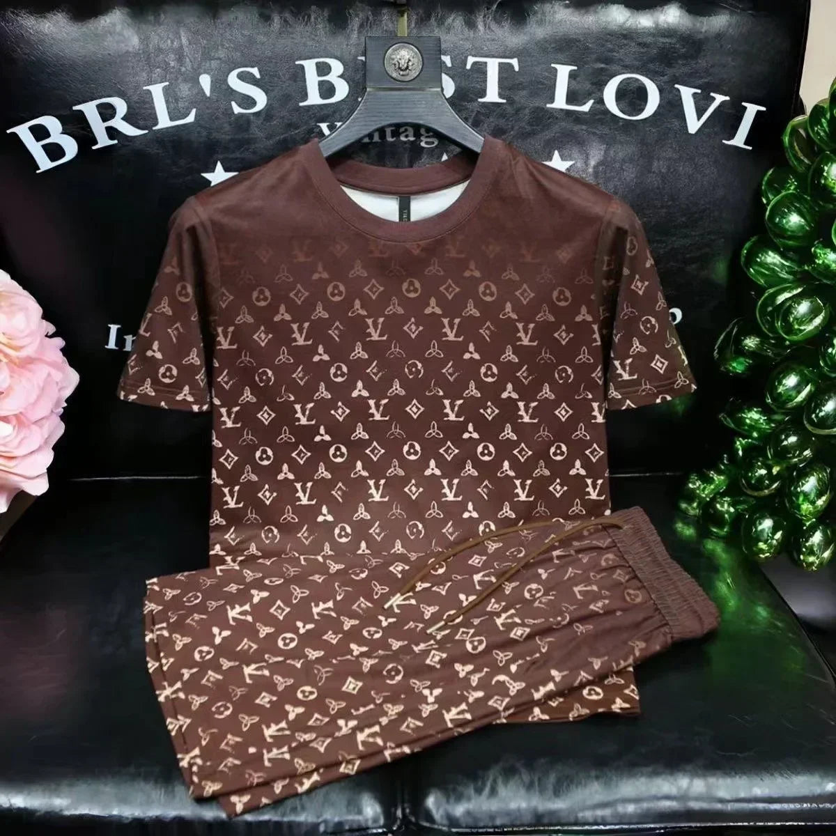 Europe Summer Thin Shorts Men's Suit Shopping Mall The Same Hot Men's Fashion Brand Leisure Sports Quick Drying Clothes