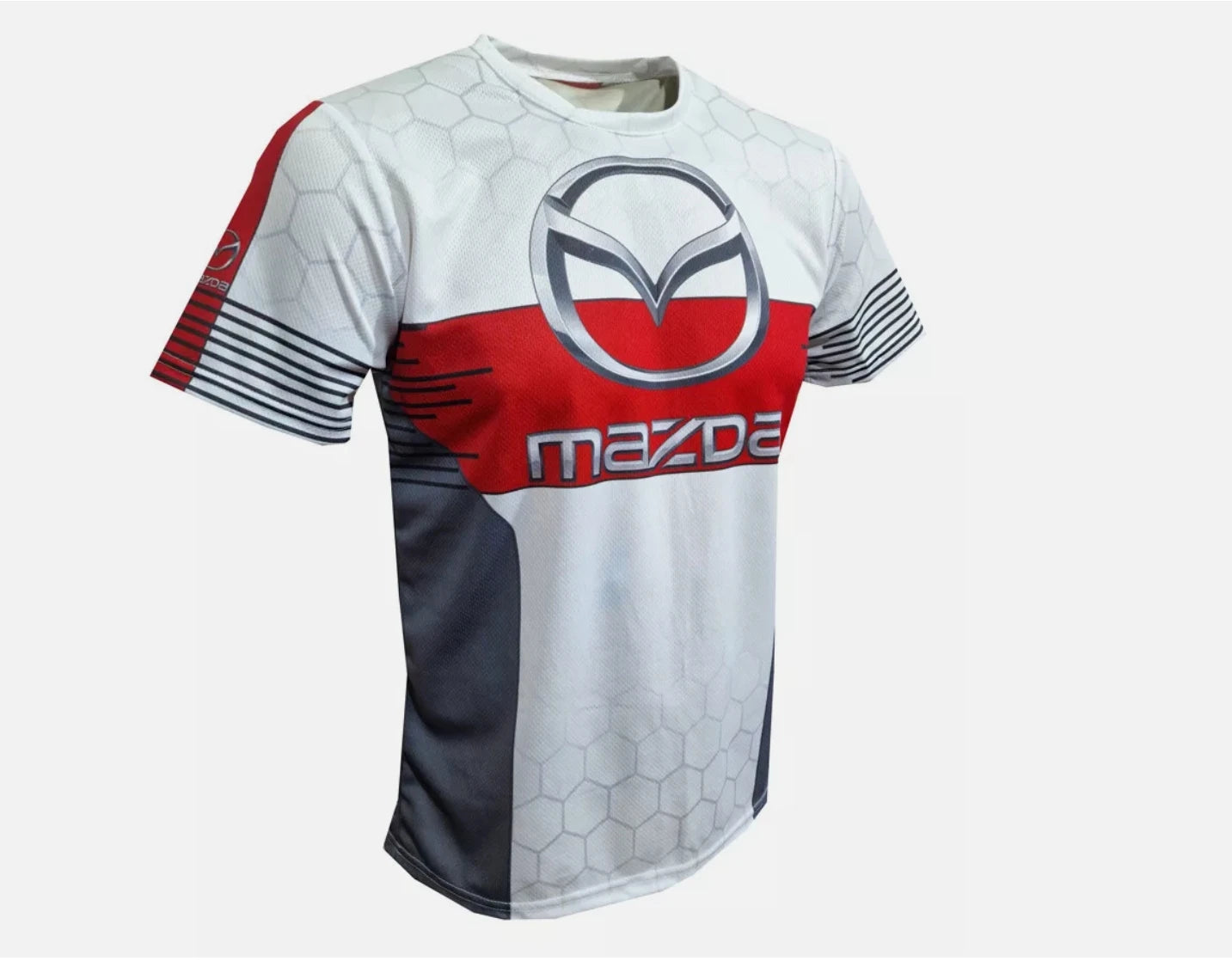 Forza Racing Motorcar Driving Shirts Mazda Sports Men Women T-Shirts Casual Round Neck Short Sleeve Breathable Fast Dry Shirts