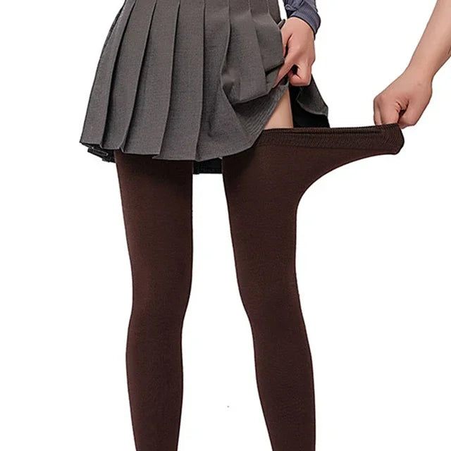 Cotton Thigh High Socks Super Elastic Stockings  Over-knee Extra Long Socks