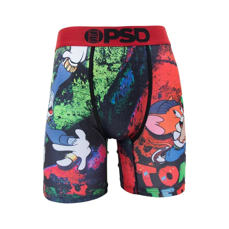 Sexy Men Underwear Boxershorts Man Underpants Panties Breathable Print Men Innerwear Man Boxer Shorts Plus Size Mens Trunks