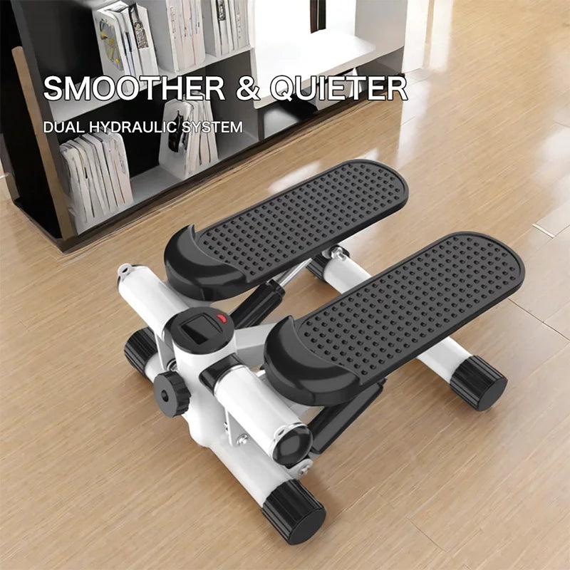 Mini Fitness Stepper - Weighing 300 pounds, Hydraulic Fitness Stepper with LCD Display