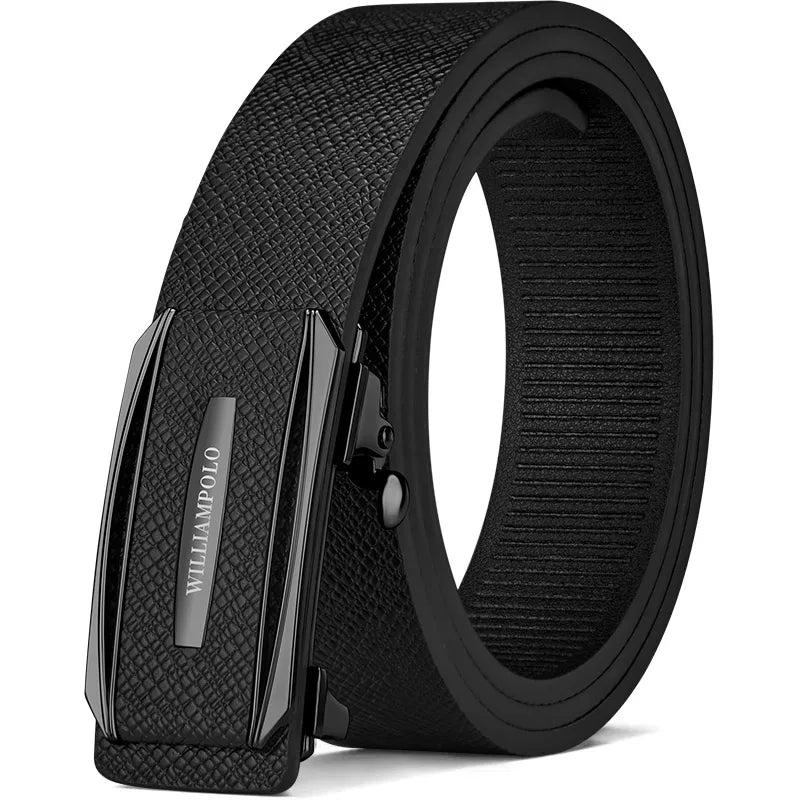Fashionable and personalized waistband, minimalist toothless automatic buckle belt