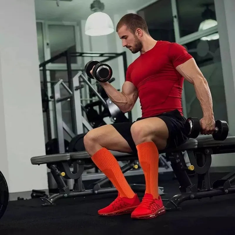 Compression Socks Knee High 20-30 Mmhg Fit Medical Edema Diabetes Varicose Veins Running Marathon Compression Sports Socks