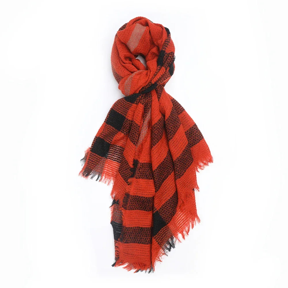 Winter Scarf Shawls Wraps with Tassels Blanket Quality Muffler Outdoor
