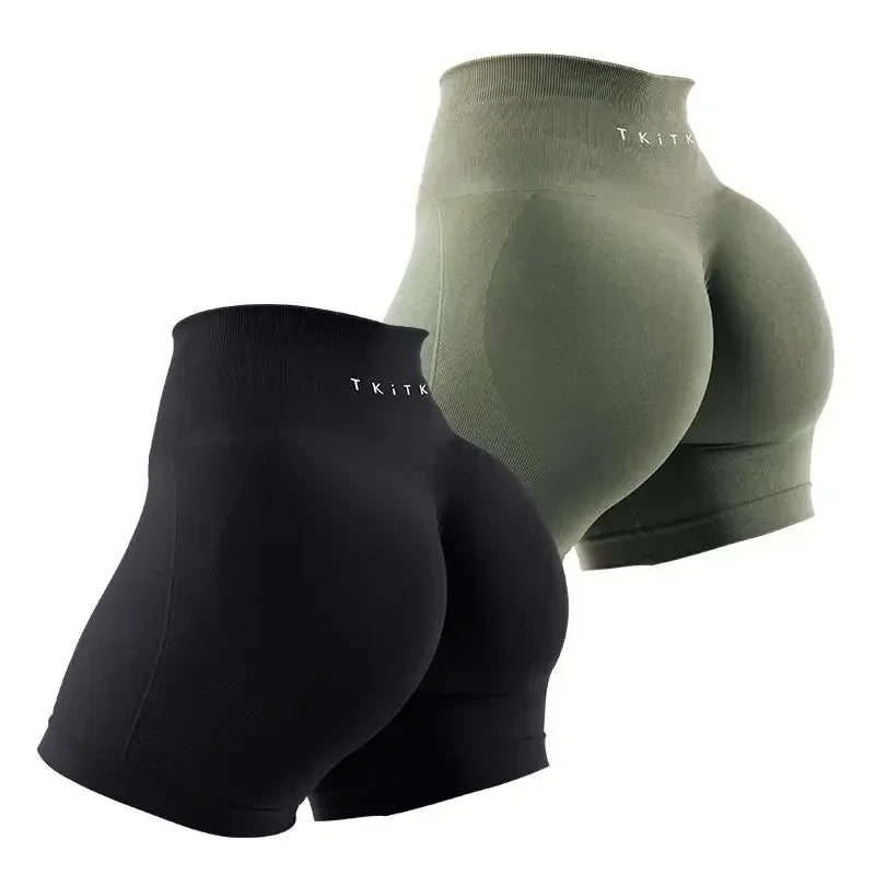 Contour Shorts Soft Workout Tights Fitness  Yoga Shorts Gym Wear Biker Shorts