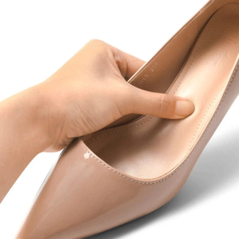 High Heels Sandals  Fashion Pointed Toe Slim Heels  Patent Leather