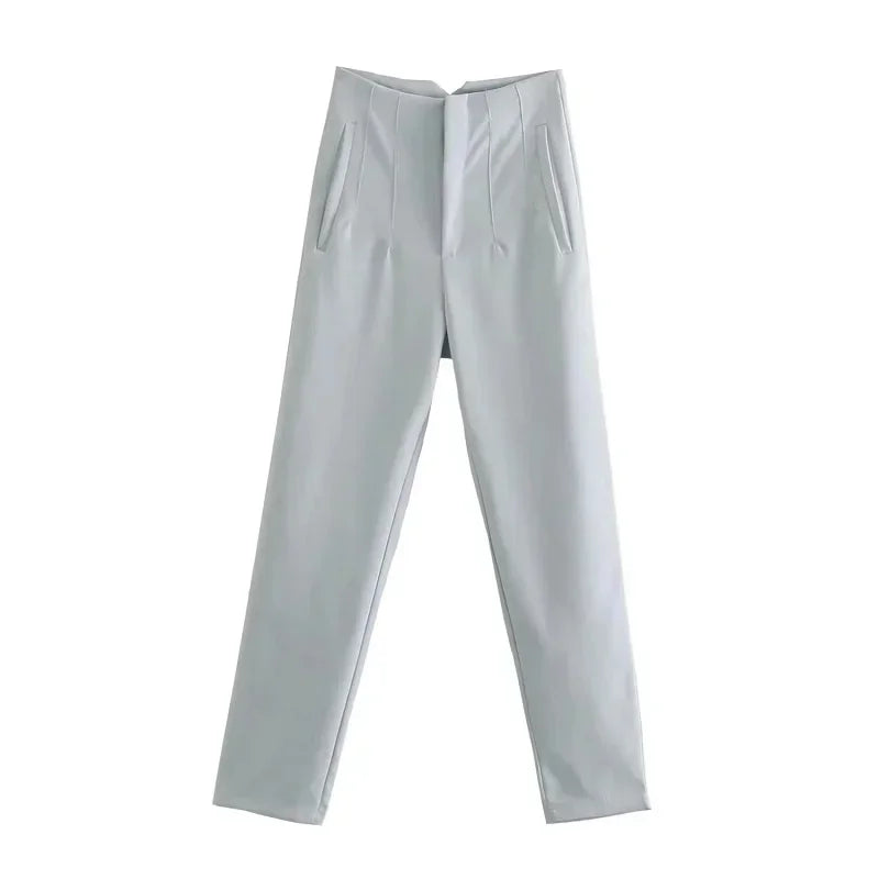 Fashion Office Wear High waist Pants for Women Formal Pants Office outfits Pencil Trousers