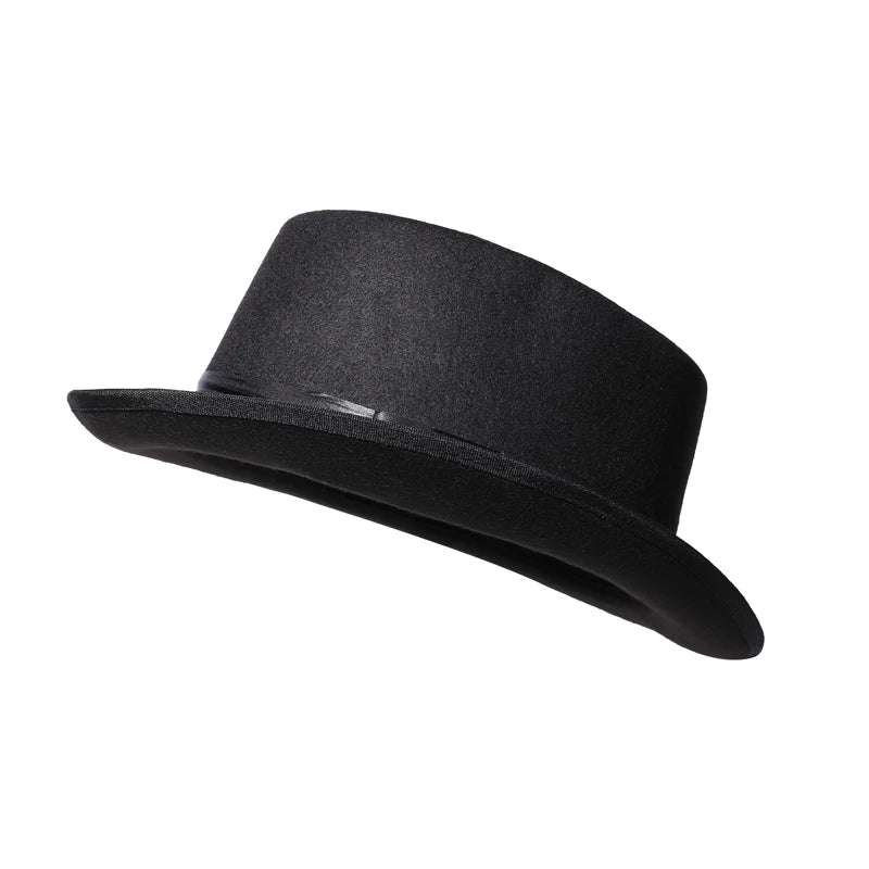 Vintage Style Wool Felt Trilby Hat Classic Jazz Retro Fedora Panama Hat