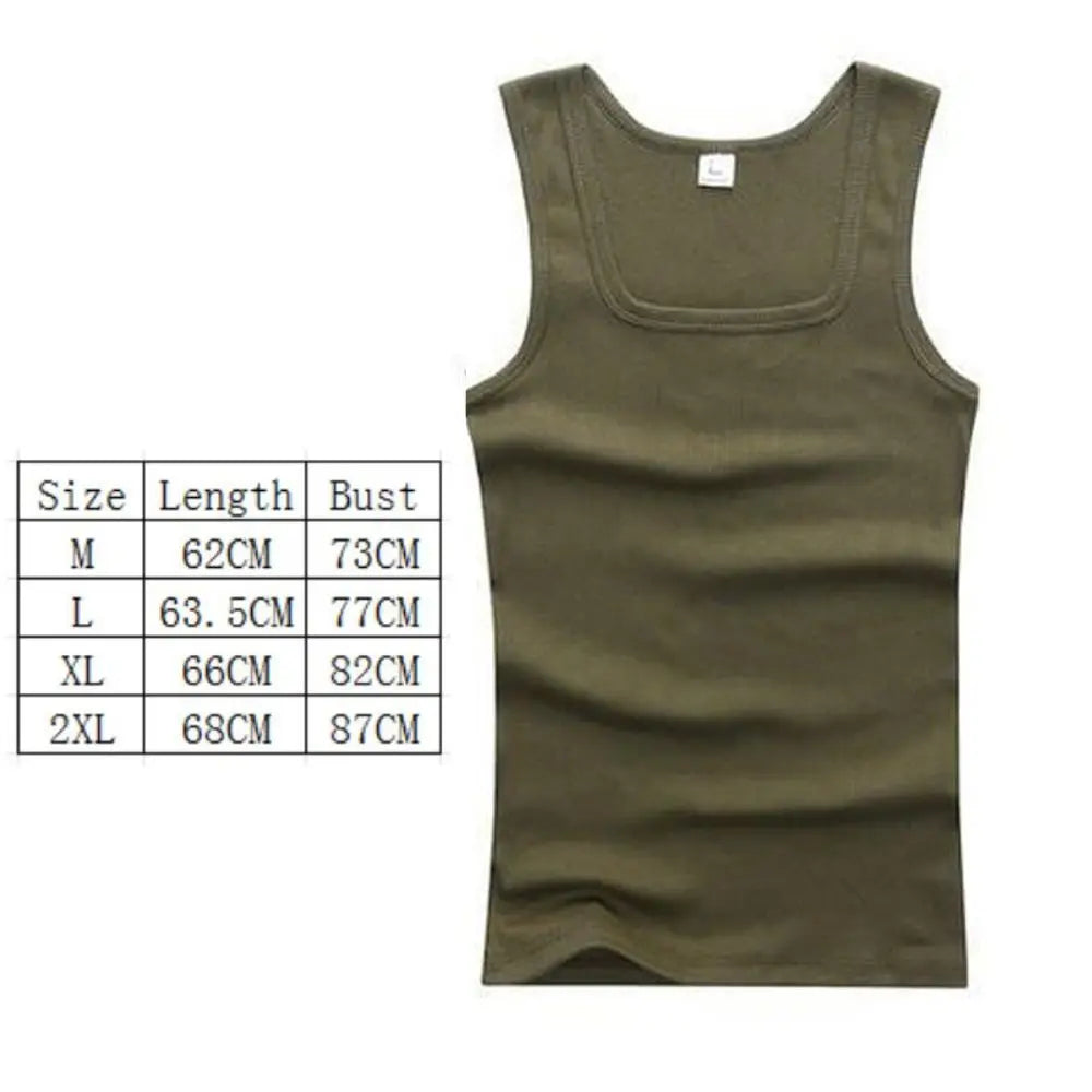 100% Cotton Oversized T-shirt Sleeveless Tank Top Solid Color Fitness Muscle Vests Bodybuilding T Shirt