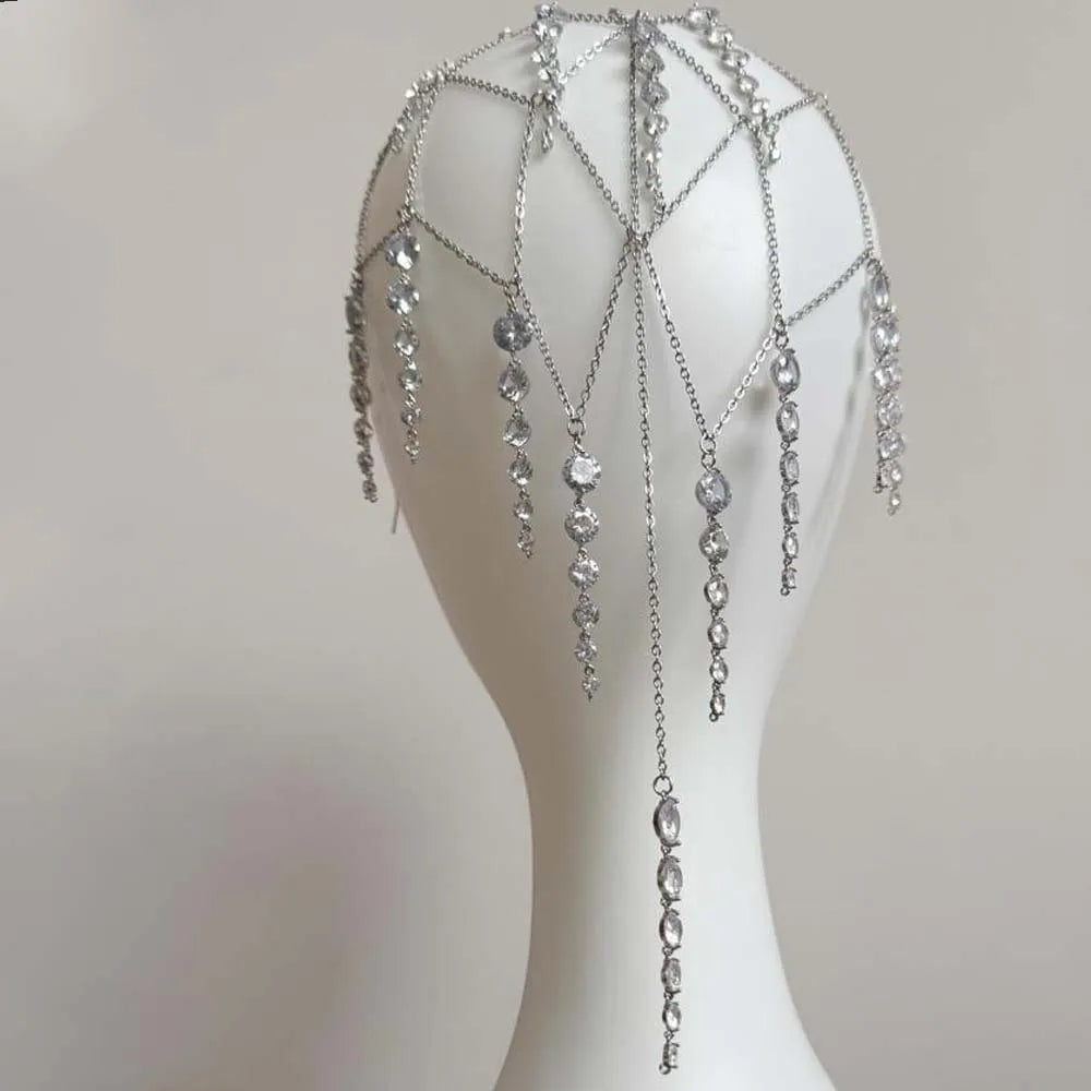 Tassel Headpieces Headdress Crystal Bohemian