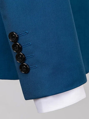 ( Jacket +Vest+ Pants ) Luxury Men's High-end Brand Solid Color Business Office Suit 3Pcs & 2Pcs Groom Wedding Party Suit Tuxedo