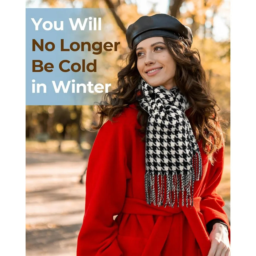Heated Scarf with 5000mAh Battery Pack