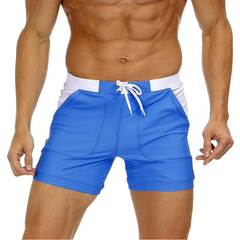 Swimming Trunks for Men Hot Swimsuit Men Swimwear Briefs Beach Wear Shorts