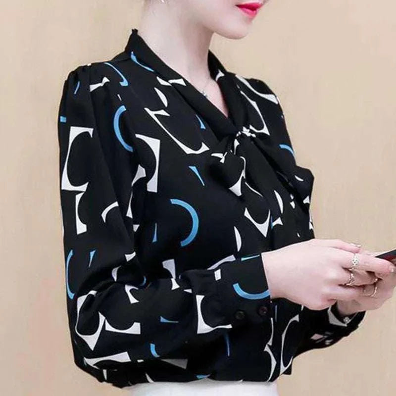 Chiffon Lantern Sleeve
