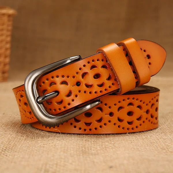 Women Belts Needle buckle belt 5 colors Cutout fashion Belts For Women