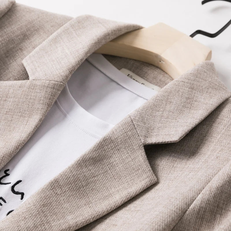 Ladies Long Sleeve Spring Casual Blazer Business Suits Work Office Blazer  Woman Jacket