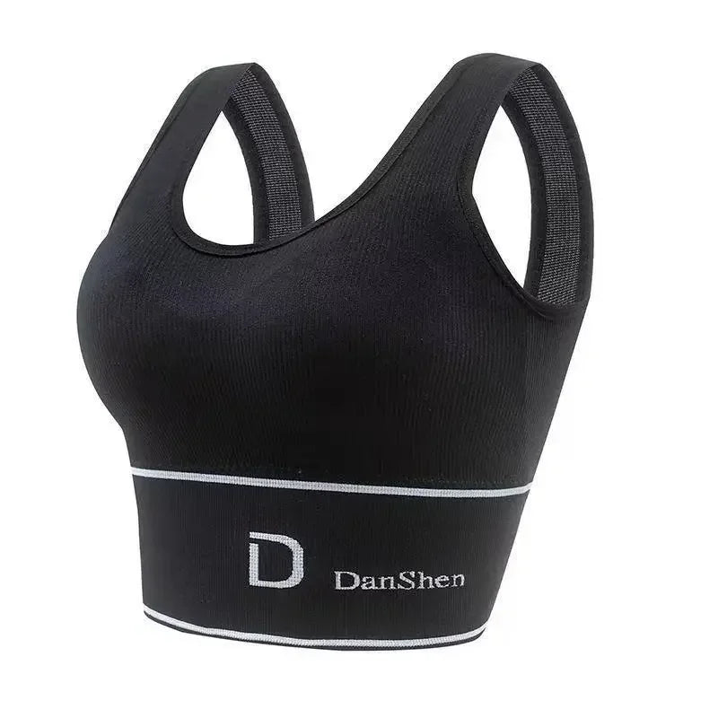 U-Shaped Women's Seamless Yoga Bra  Push Up Sports Top Shockproof Crop Top Anti-sweat Fitness Underwear All-Match Vest