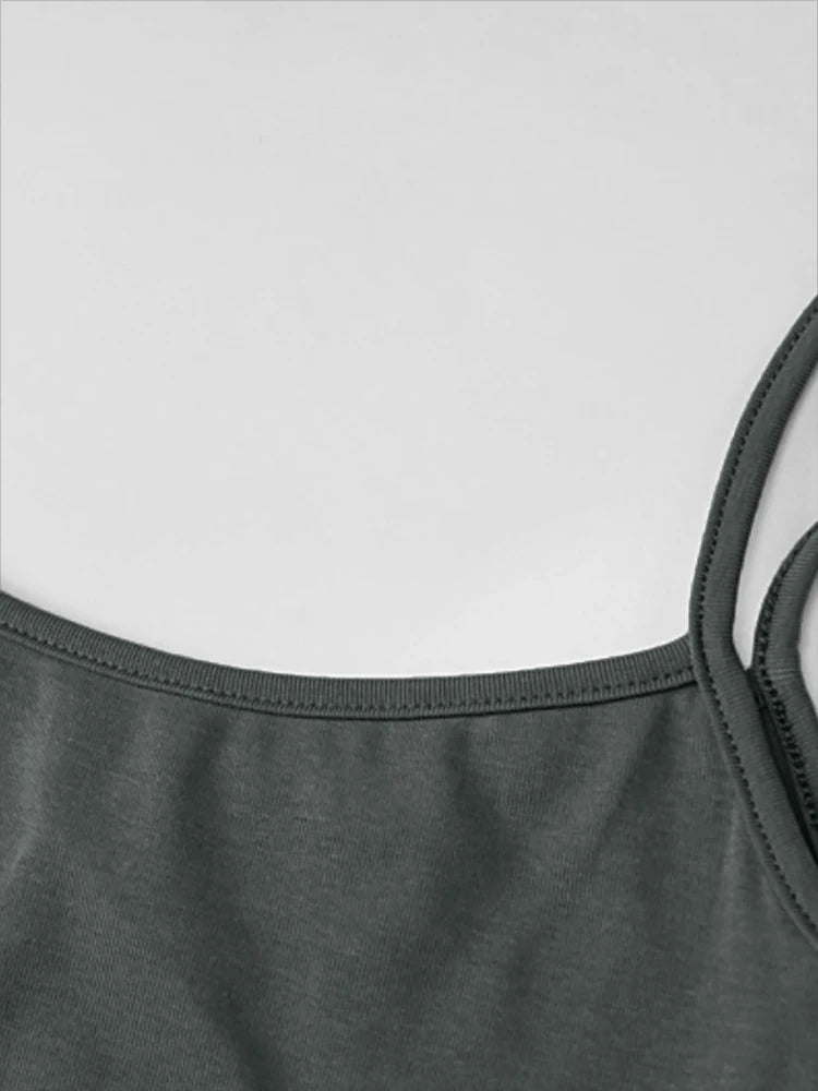 Summer Women's Fashion Simple  Suspender Long Backless Slim Waisted Sexy Sweet And Spicy Casual Dresses