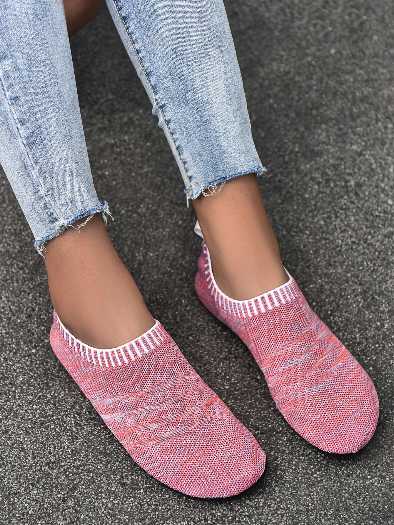 Slip On Slippers for Women Lightweight Non-Slip House Sock Slippers Barefoot Home Yoga Sock Shoes Indoor
