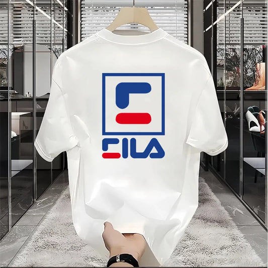 The same fashion T-shirt for men and women  summer short sleeve loose