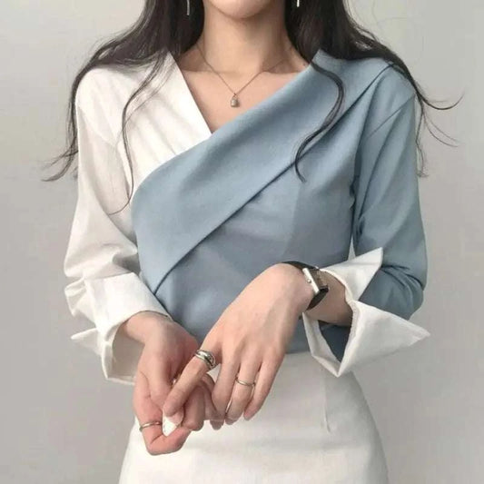 Long Sleeve V Neck Shirt