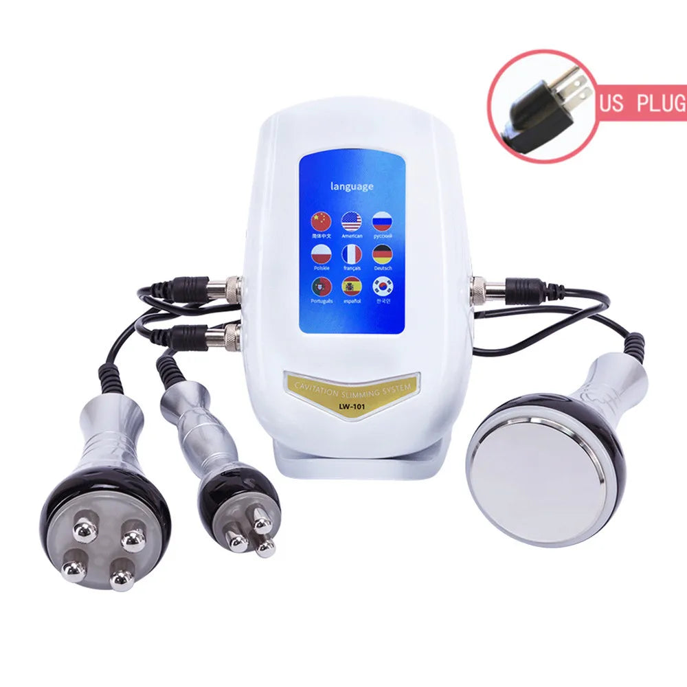 RF 40K Ultrasonic Beauty Machine – Ultra-Thin, Gold