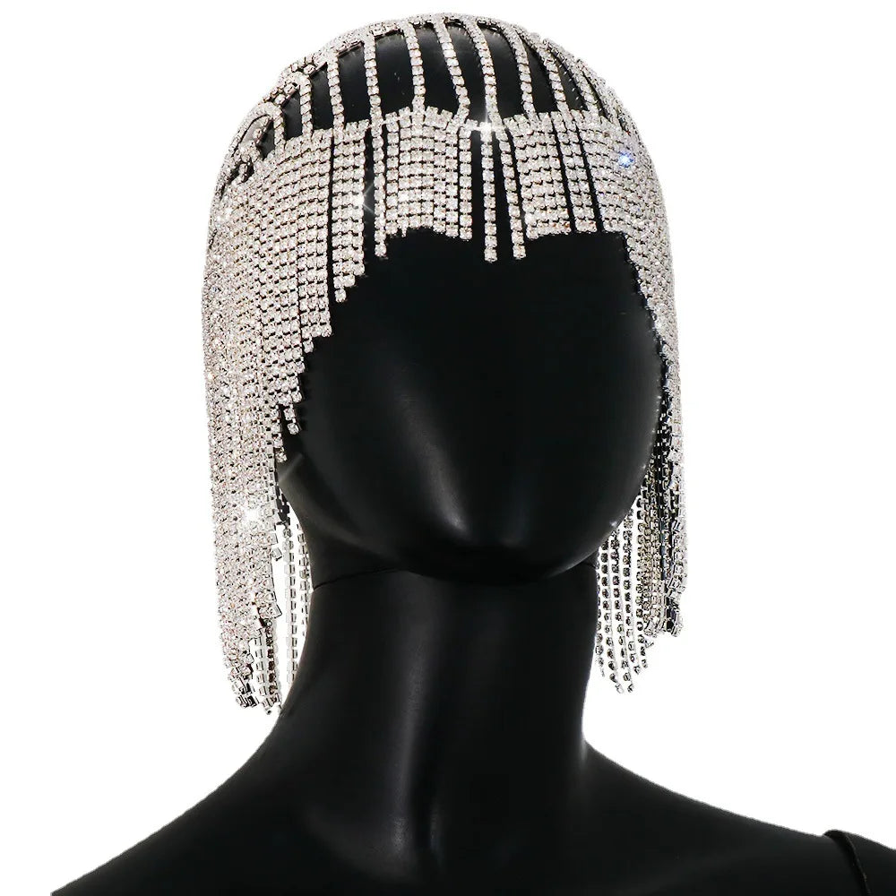 Mesh Hair Accessories Luxury Designer  Ornaments 1920s Gatsby  Headpiece