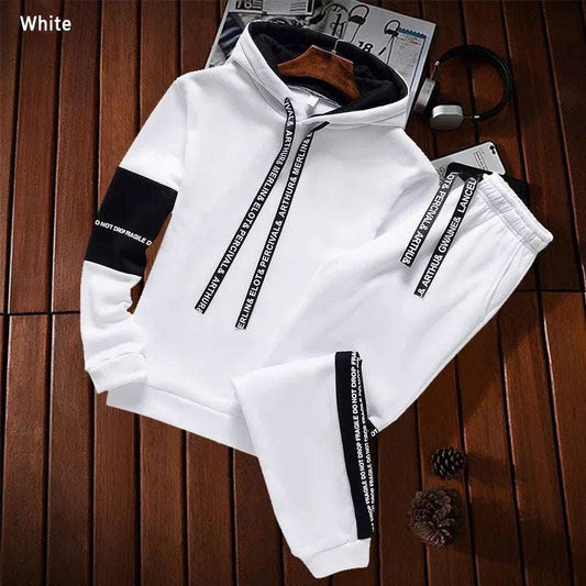 Men's Tracksuit Casual Luxury Hooded Sweatshirt High Quality Classic Black White Simplicity Suit Or Top Or Pants Jogging Clothing