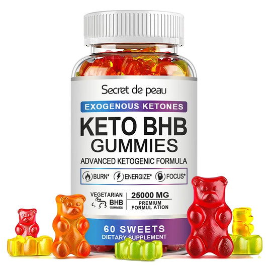 Keto ACV Gummies – Apple Cider Vinegar Supplement for Daily Wellness, Digestion & Detox Support – 5 x 60pcs, US