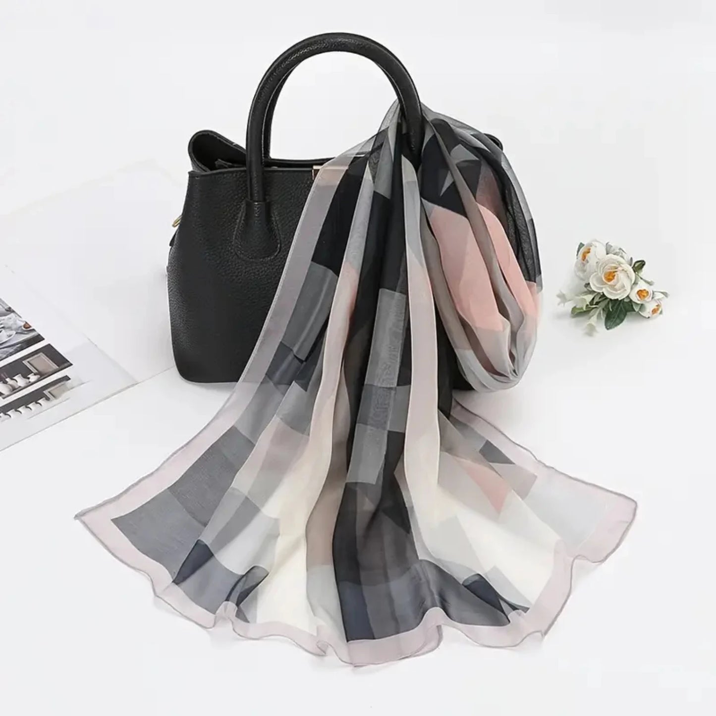 Lightweight Print Pattern Scarf Fashion Scarves Sunscreen Shawls