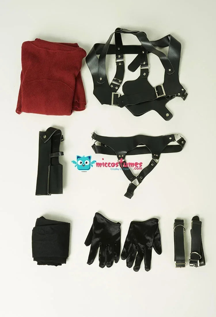 Sweater Dress Set with Gloves