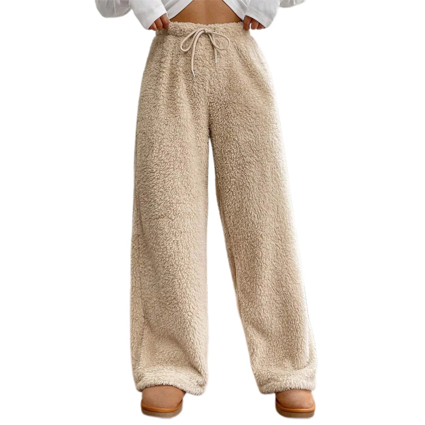 Women s Solid Color Lounge Pants with Elastic Waistband for Ultimate Comfort and Relaxation - Casual Pajama Bottoms for Sleep
